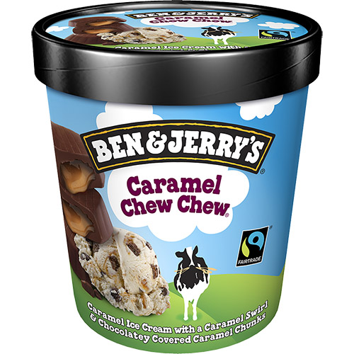 Ben&Jerry’s Caramel Chew Chew jégkrém 465ml.