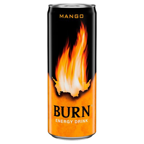 Burn Mangó ízű energiaital 250 ml.