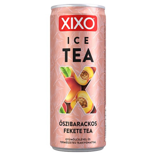 XIXO Őszibarackos fekete tea 250 ml.