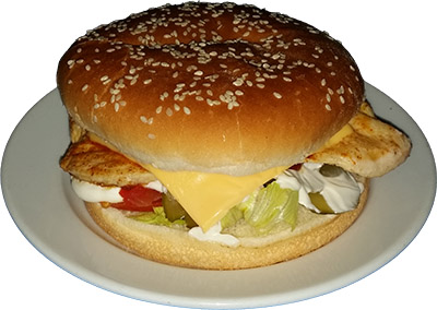 Csirkés hamburger