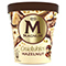 Magnum Crackables mogyoró ízű tejjégkrém sós mogyorós szósszal, poharas 440 ml.