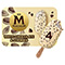 Magnum Multipack Fehércsokoládé & Keksz jégkrém 4 x 90 ml.