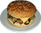 Sajtos-Gombás hamburger